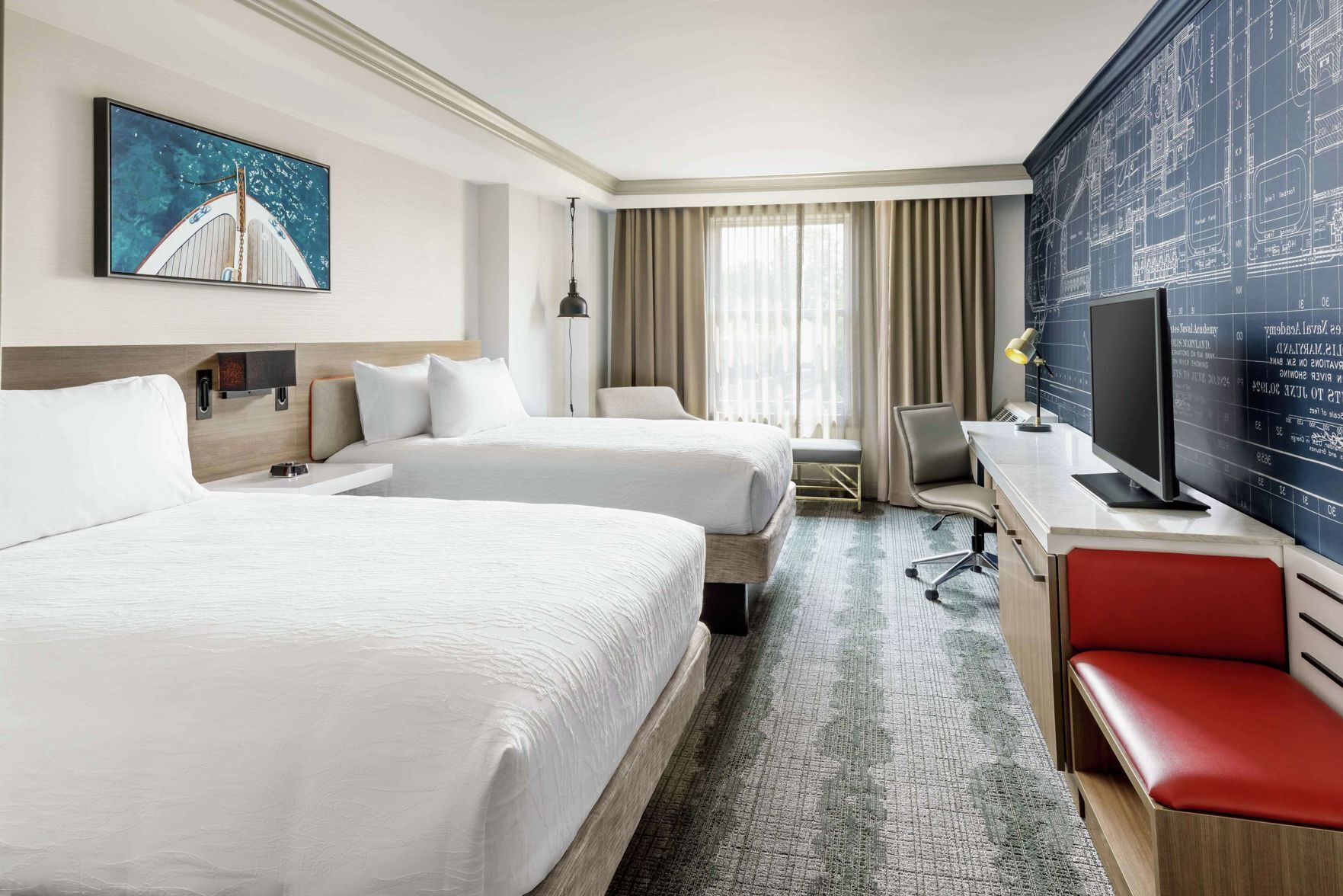 In-room safe, desk, blackout drapes, iron/ironing board