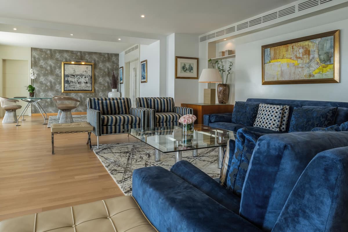 Royal Suite, 1 Double Bed | Living area | Flat-screen TV