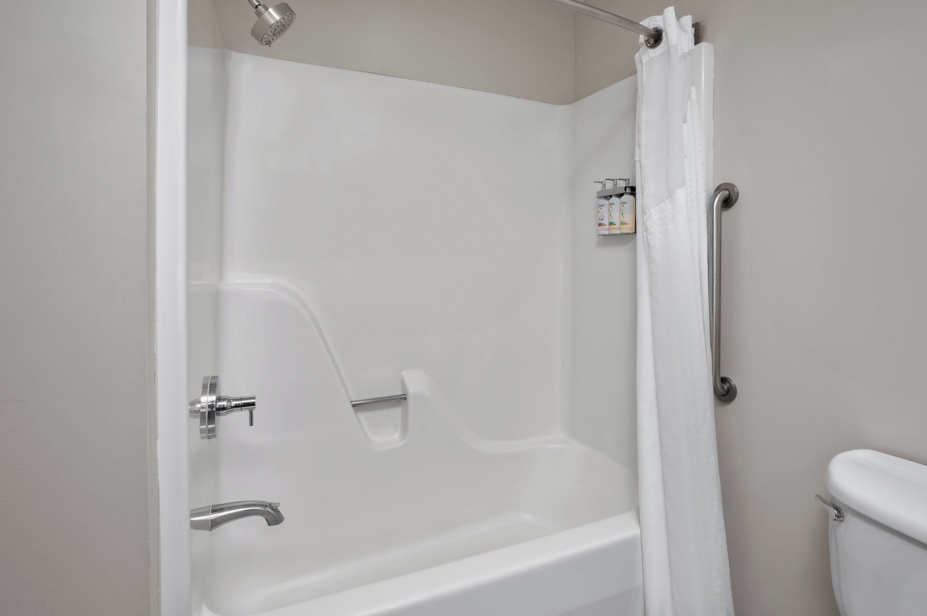 free toiletries, hair dryer, towels