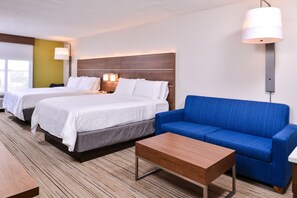 Suite, 2 Queen Beds, Non Smoking | In-room safe, desk, blackout drapes, iron/ironing board
