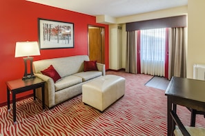 Suite, 1 King Bed, Accessible (Mobility, Accessible Tub) | In-room safe, desk, iron/ironing board, free cots/infant beds