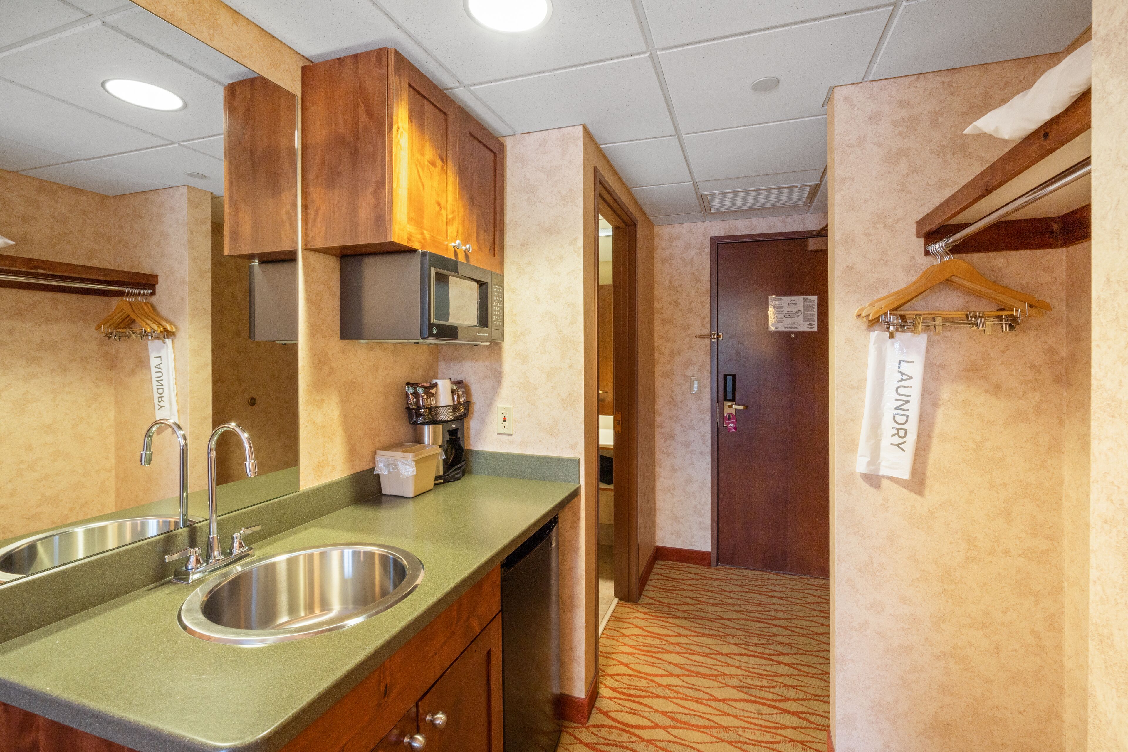 mountain view suite, 3 queen beds | down duvets, desk, laptop workspace, blackout curtains