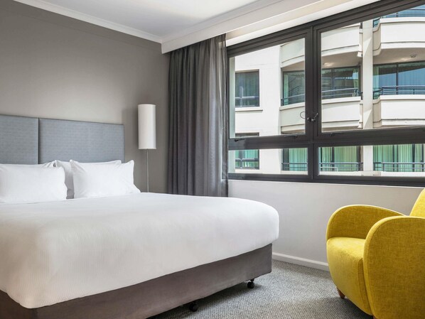 Estudio | 1 dormitorio, escritorio, cortinas opacas