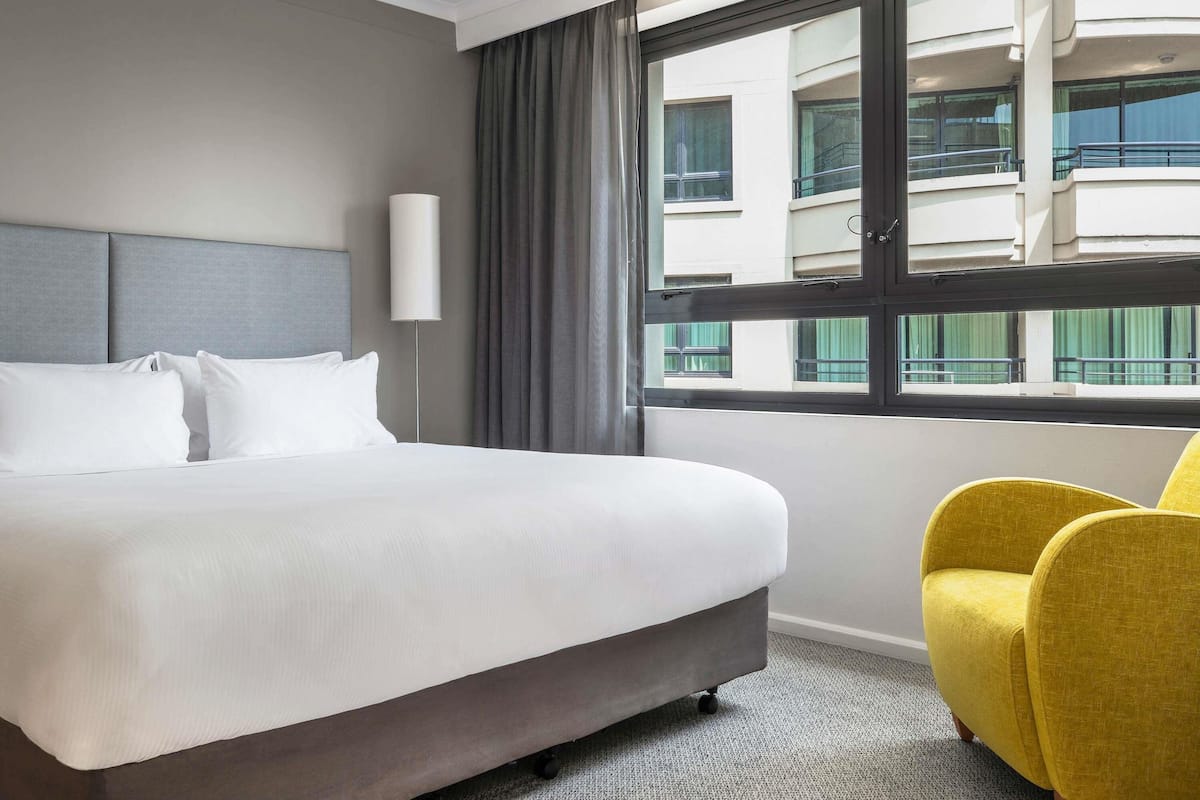 Desk, blackout curtains, iron/ironing board, free WiFi