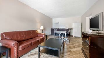 Suite, 2 Queen Beds, Non Smoking | Private kitchen | Fridge, microwave, coffee/tea maker