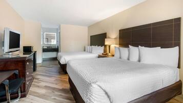 In-room safe, desk, laptop workspace, iron/ironing board