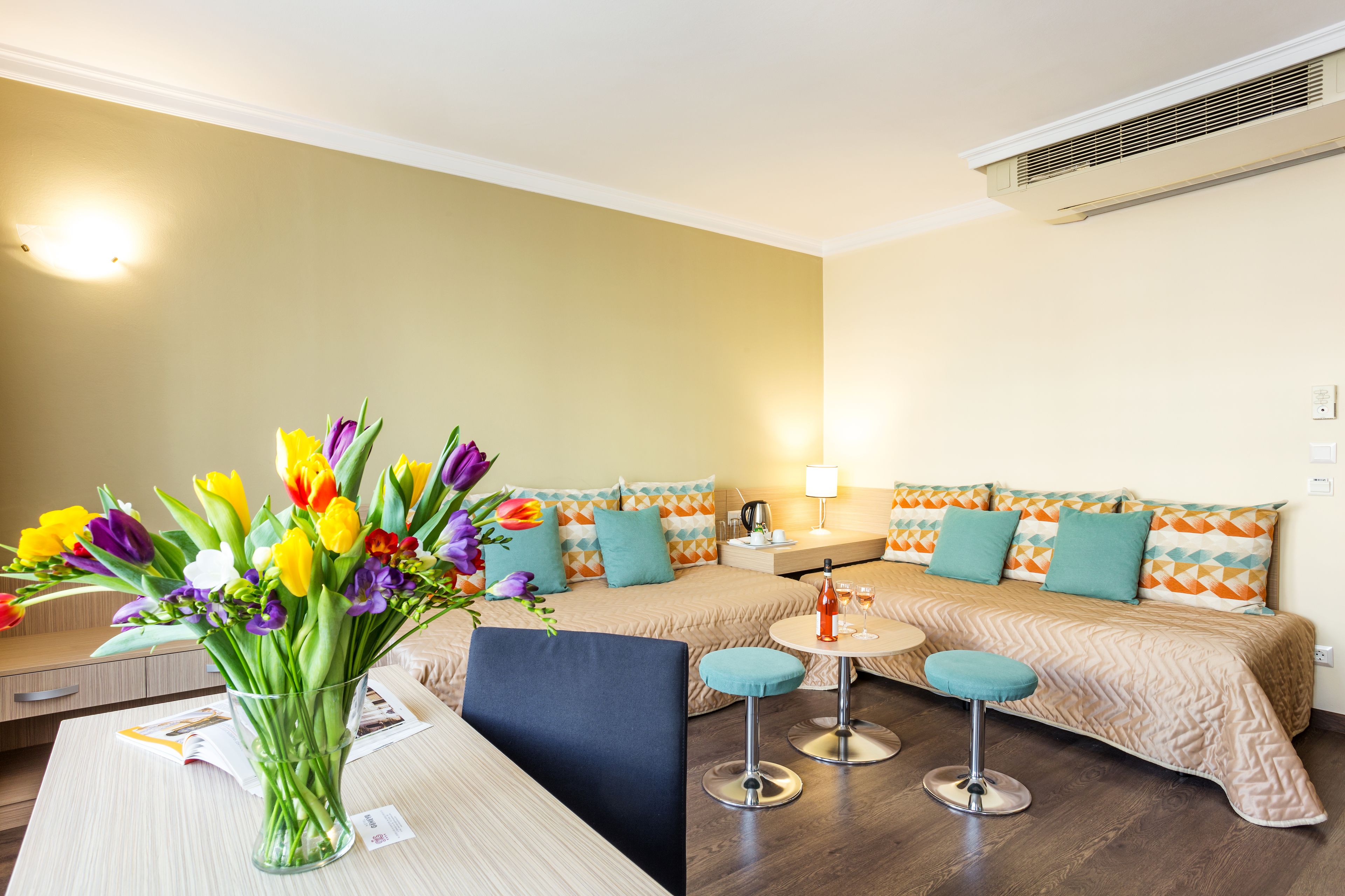 Suite, 1 Bedroom | Minibar, desk, iron/ironing board, free WiFi