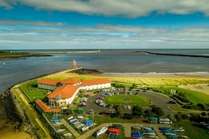 Vue sur la plage ou l’océan