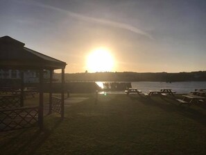 Utsikt mot havet/stranden