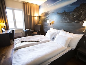 Business-Doppelzimmer | Minibar, Schreibtisch, Bügeleisen/Bügelbrett, Babybetten