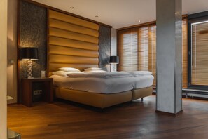 Yours Suite Balcony | 1 bedroom, premium bedding, pillowtop beds, in-room safe