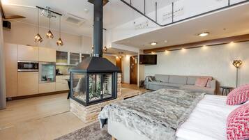 Aurora Borealis Suite | Minibar, Zimmersafe, kostenloses WLAN, Bettwäsche