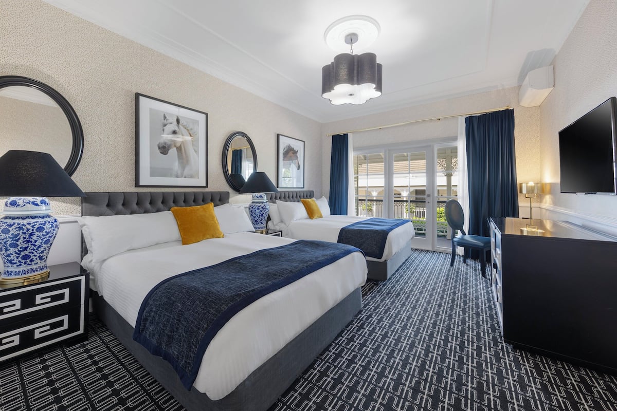 Standard Room, 2 Queen Beds | Premium bedding, desk, laptop workspace, blackout curtains