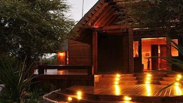 Front of property - evening/night