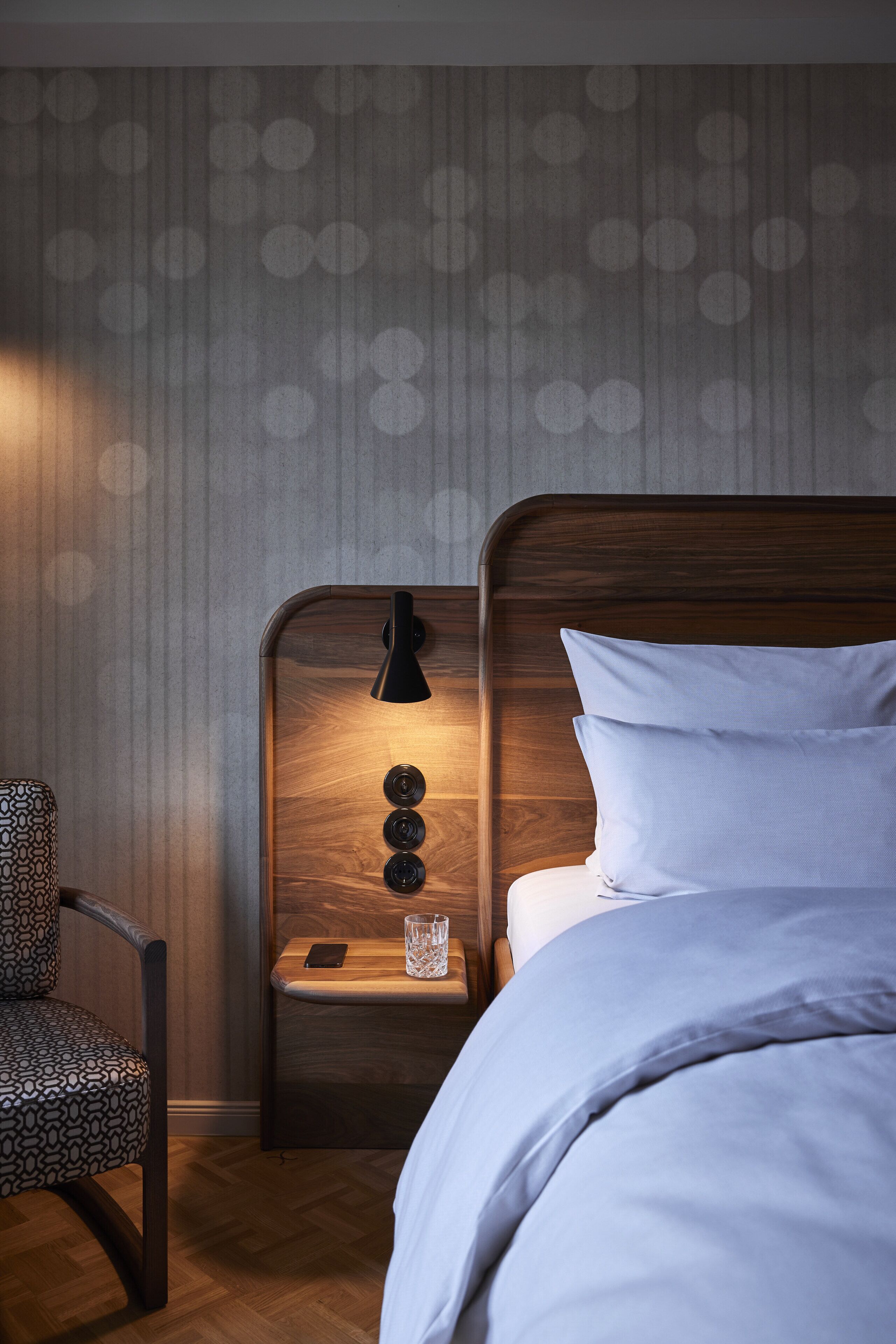 Italienske Frette-laken, sengetøy av topp kvalitet og minibar