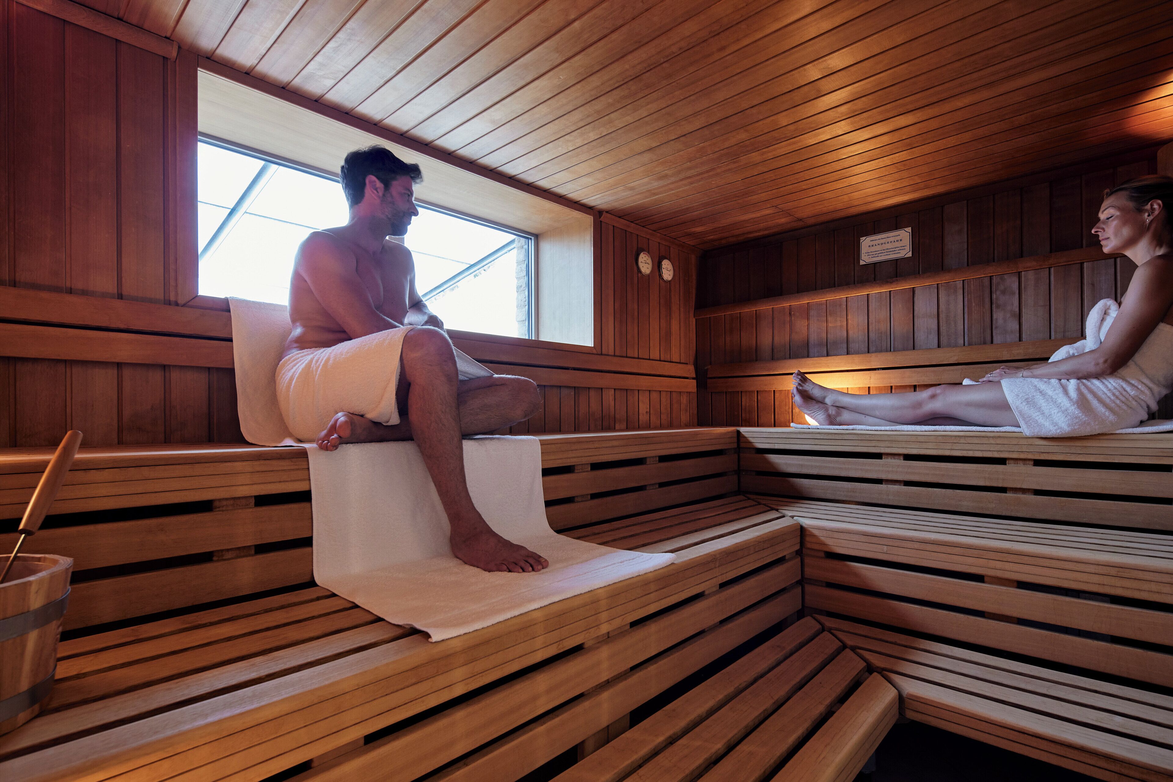 sauna, steam room