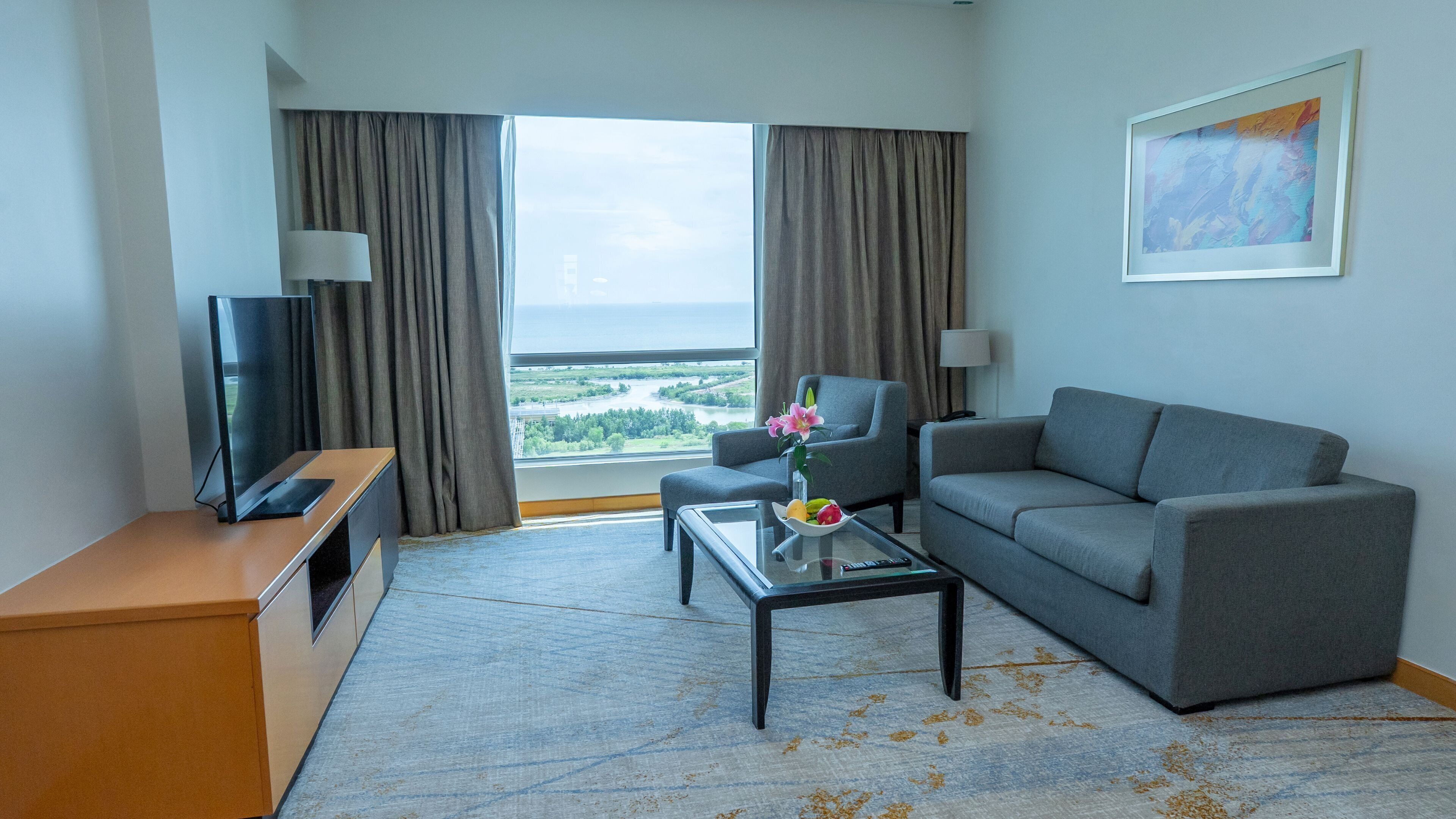 Minibar, in-room safe, desk, blackout curtains