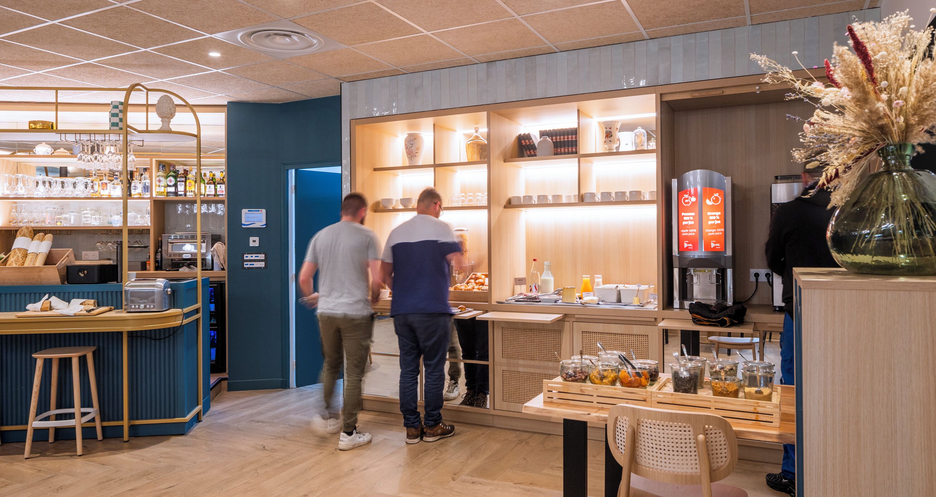 daily buffet breakfast (eur 12.90 per person)