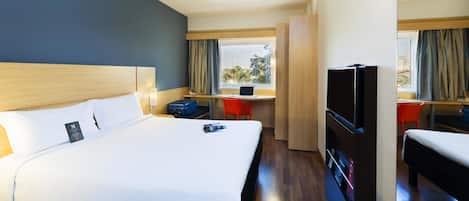 Departamento estándar, 1 cama matrimonial | Minibar, escritorio, wifi gratis y ropa de cama