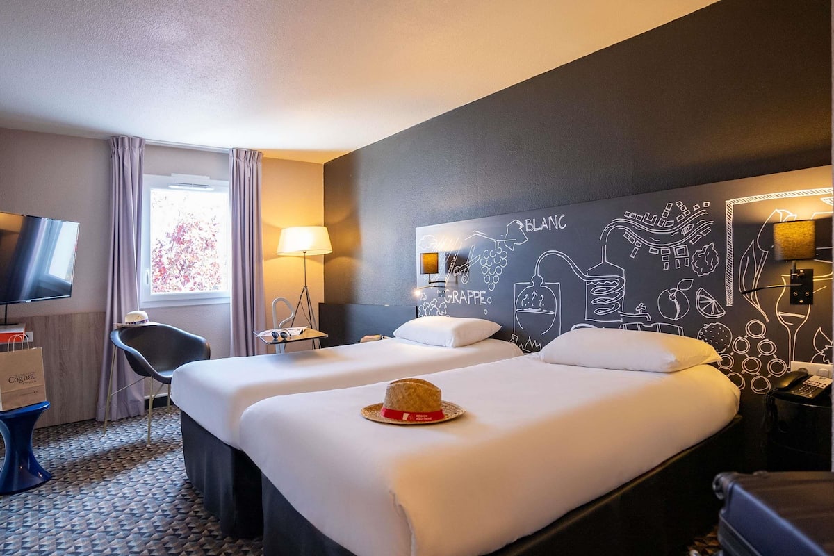 Quarto duplo standard, 2 camas de solteiro | Camas com colchões pillow-top, quartos à prova de som