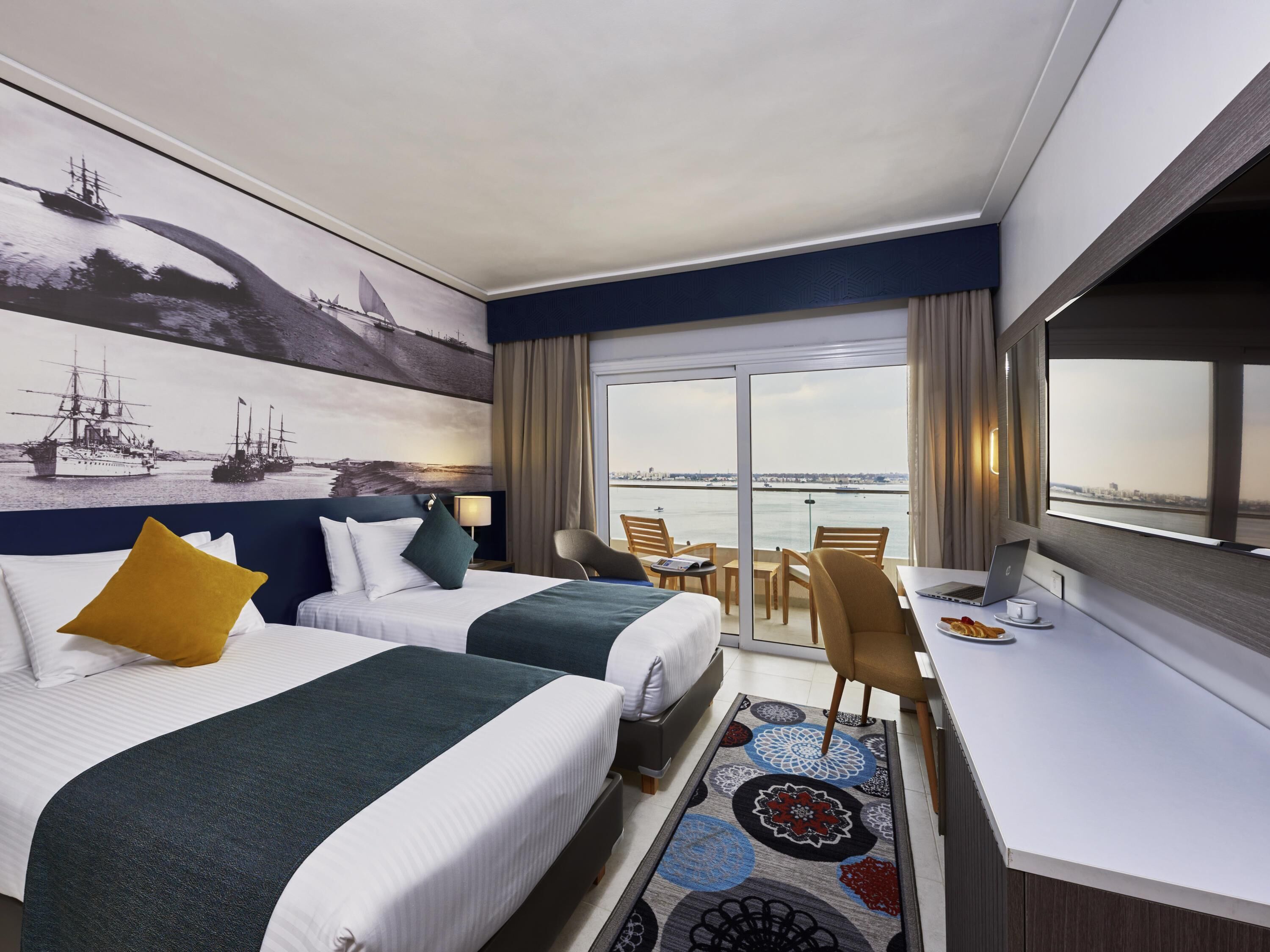 Privilege, Room, 2 Single Beds, Balcony, Lake View | Minibar, in-room safe, individually decorated, individually furnished