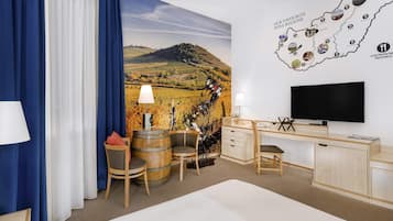 Ropa de cama hipoalergénica y minibar