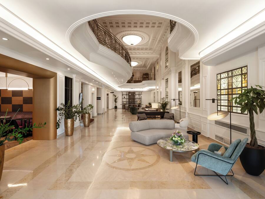 Lobby sitting area