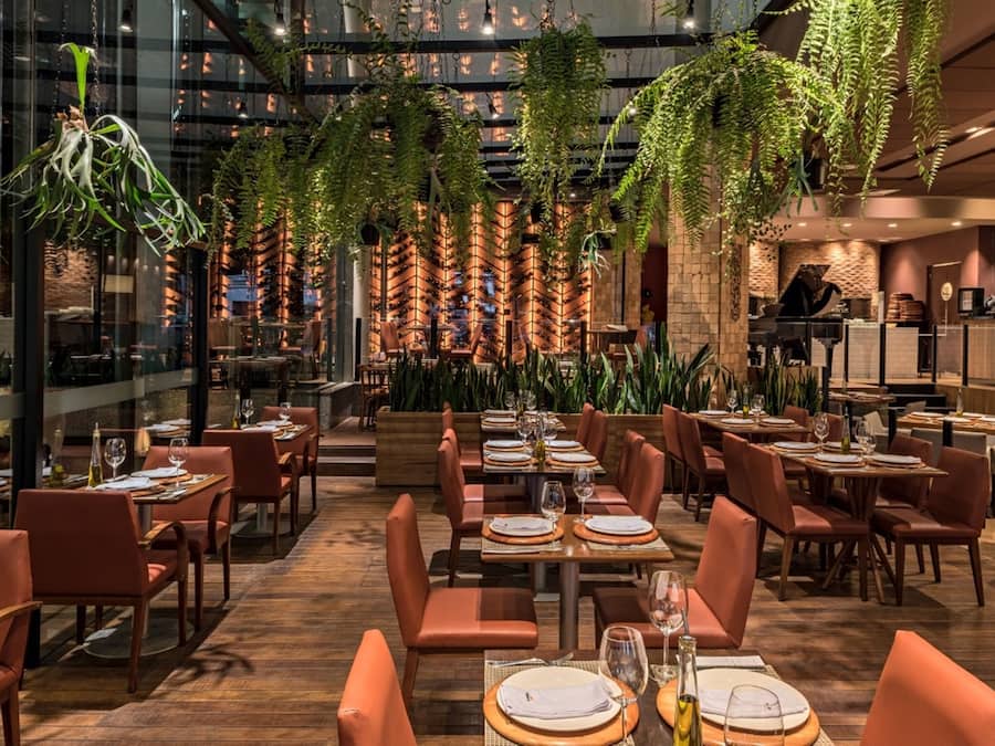 Breakfast, lunch and dinner served