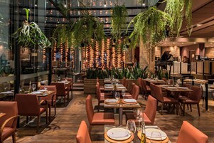 Breakfast, lunch and dinner served