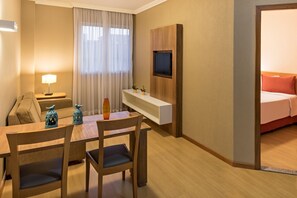 Minibar, in-room safe, desk, blackout curtains