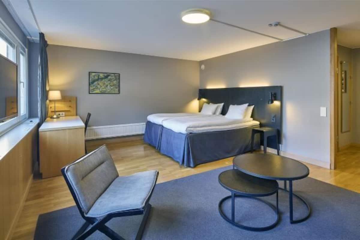 In-room safe, desk, blackout curtains, iron/ironing board