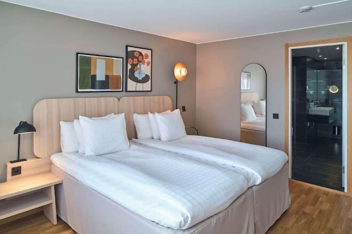 In-room safe, desk, blackout curtains, iron/ironing board