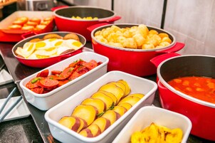 Colazione a buffet, servita tutte le mattine (60.50 BRL a persona) 