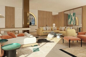 Ropa de cama de alta calidad y minibar 