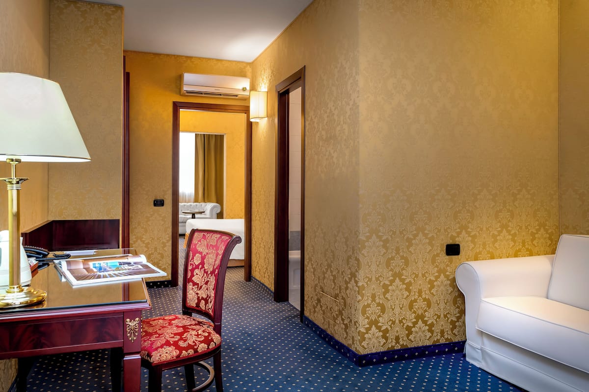 family suite, 1 king bed (sofabed is a double bed) | 1 bedroom, down duvets, minibar, in-room safe