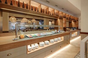 Daily buffet breakfast for a fee