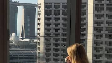 In-room safe, desk, laptop workspace, blackout curtains