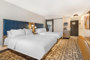 Standard Room, 2 Queen Bed, Non Smoking | Premium bedding, desk, blackout curtains, iron/ironing board - Hampton Inn Atlanta - Stockbridge (Stockbridge)