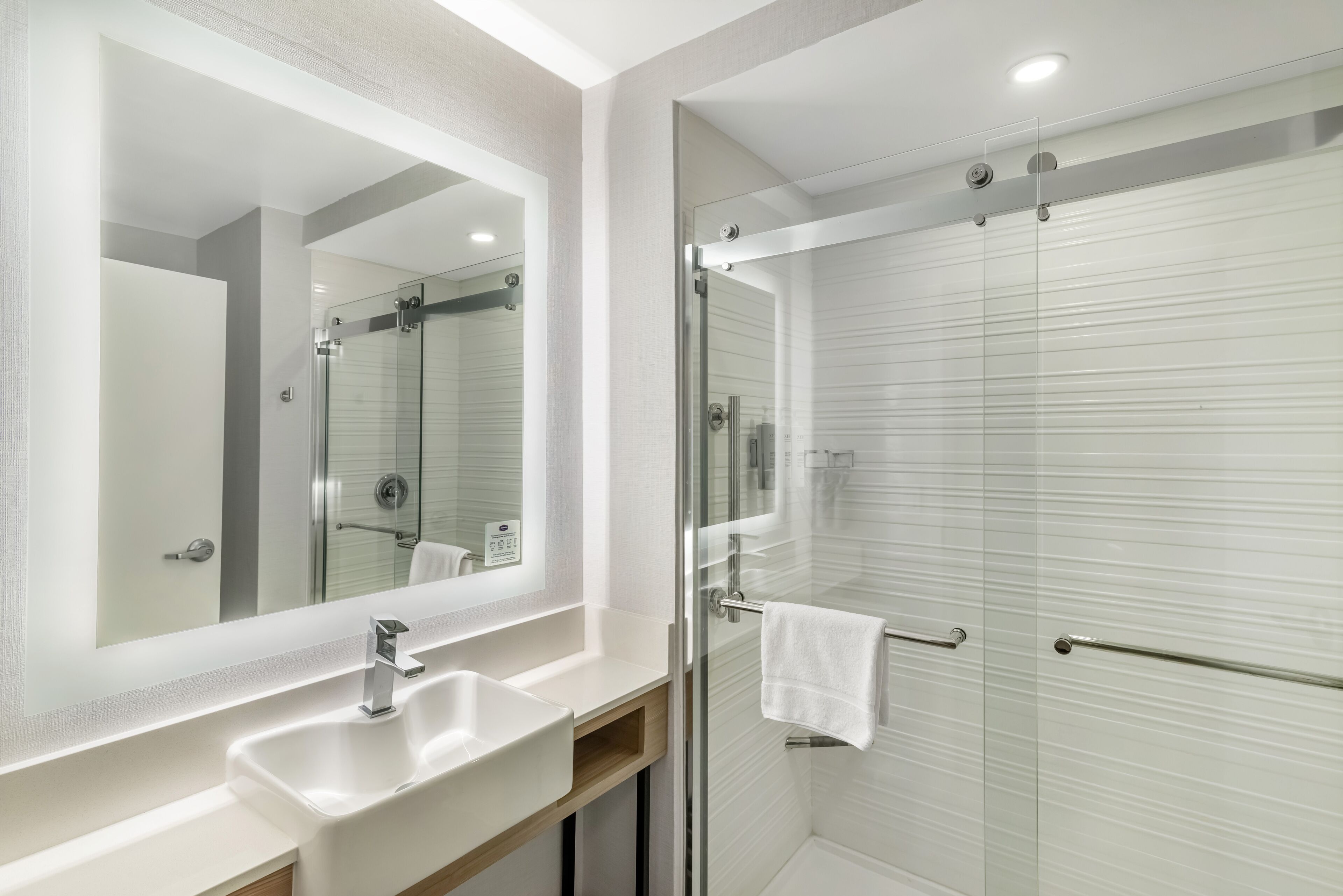 free toiletries, hair dryer, towels, soap