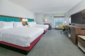 Two Double Beds, Beach View, Non-Smoking - Hampton Inn Biloxi (Biloxi)