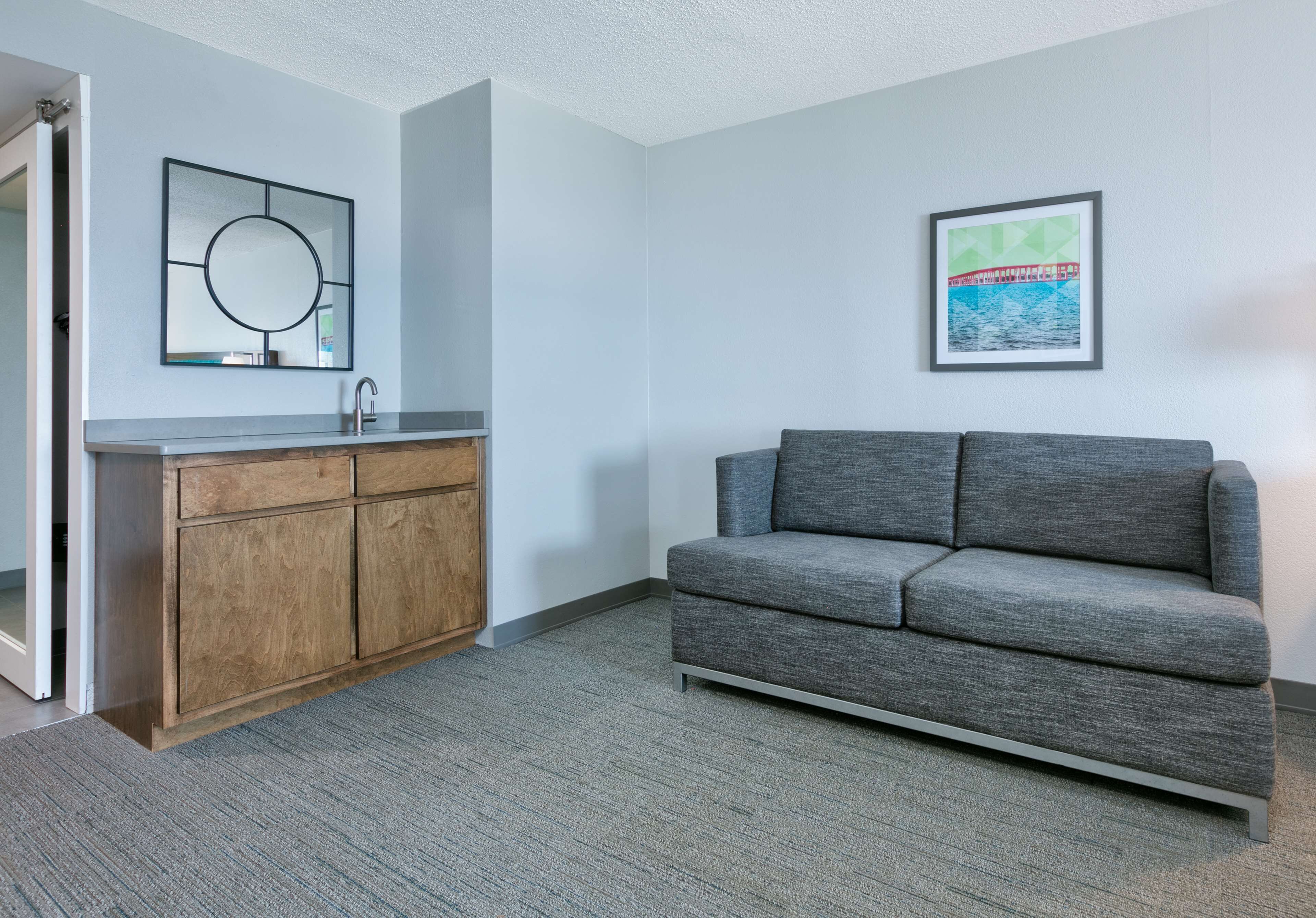 suite, 1 king bed, beach view | desk, laptop workspace, blackout curtains, iron/ironing board