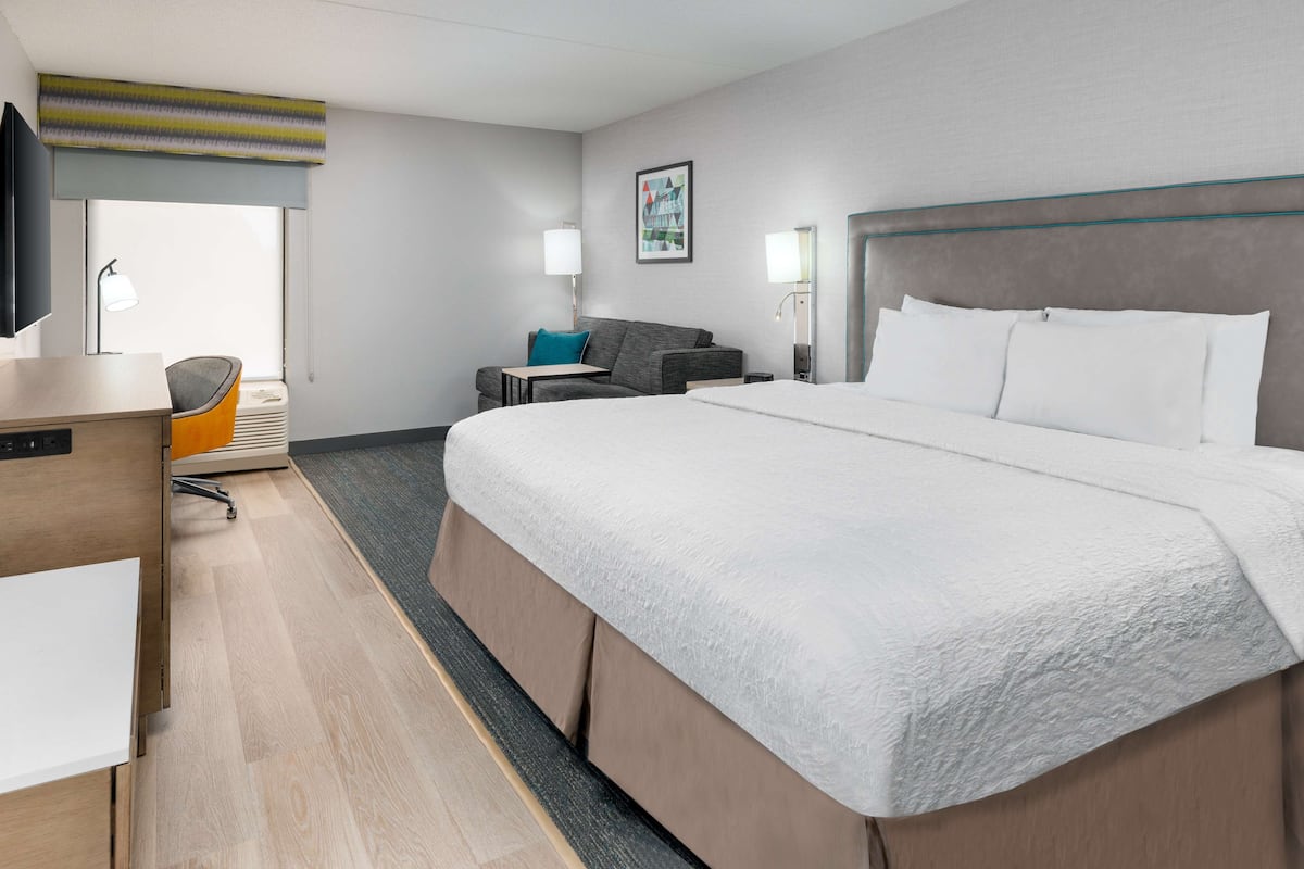 in-room safe, desk, blackout curtains, iron/ironing board