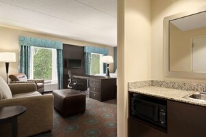 Suite, 2 Queen Beds, Non Smoking | In-room safe, desk, iron/ironing board, free cribs/infant beds
