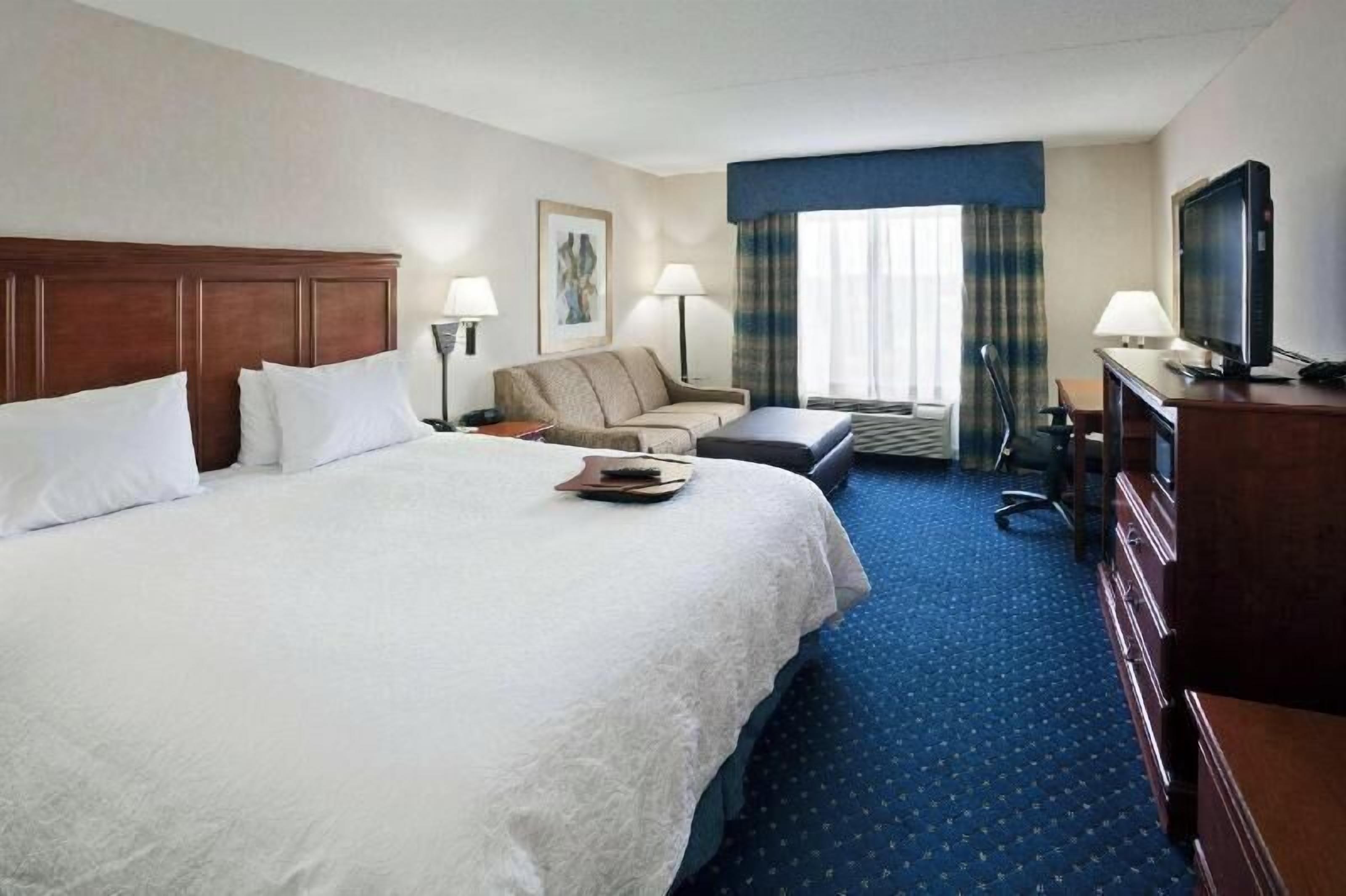 In-room safe, desk, iron/ironing board, free cribs/infant beds