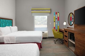Room, 2 Double Beds, Accessible (Mobility & Hearing, Roll-in Shower)