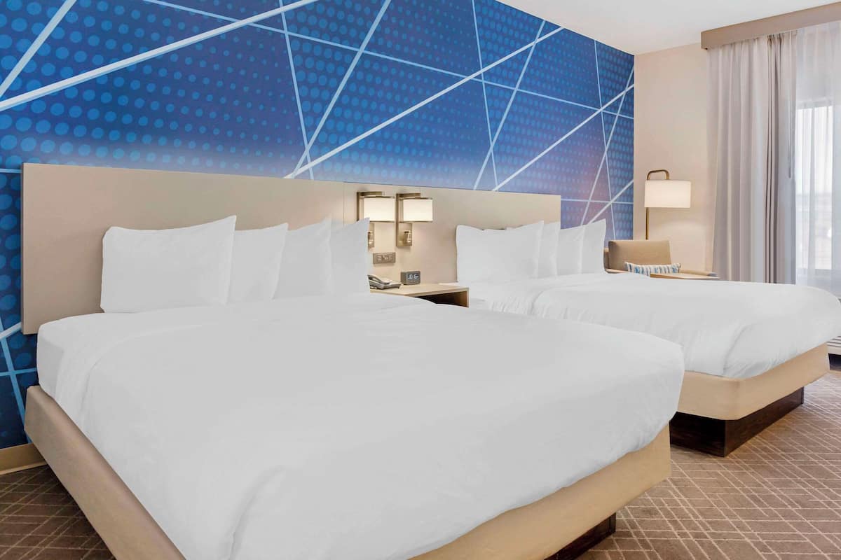 room, 2 queen beds, non smoking | 1 bedroom, premium bedding, pillow-top beds, in-room safe