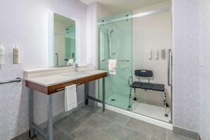Dusche im Bad