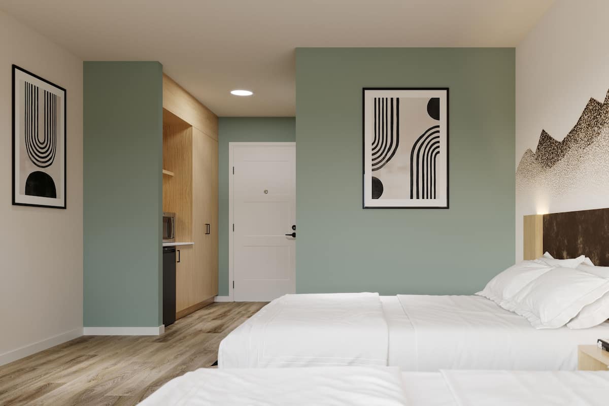 3 bedrooms, premium bedding, in-room safe, desk