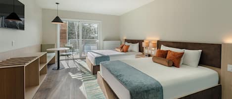 高級寢具、客房內保險箱、書桌、遮光布/窗簾