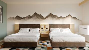 3 bedrooms, premium bedding, in-room safe, desk